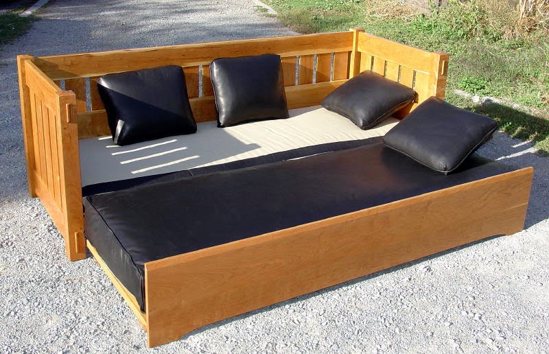Voorhees Craftsman Mission Oak Furniture - Sofa Sleeper in ...