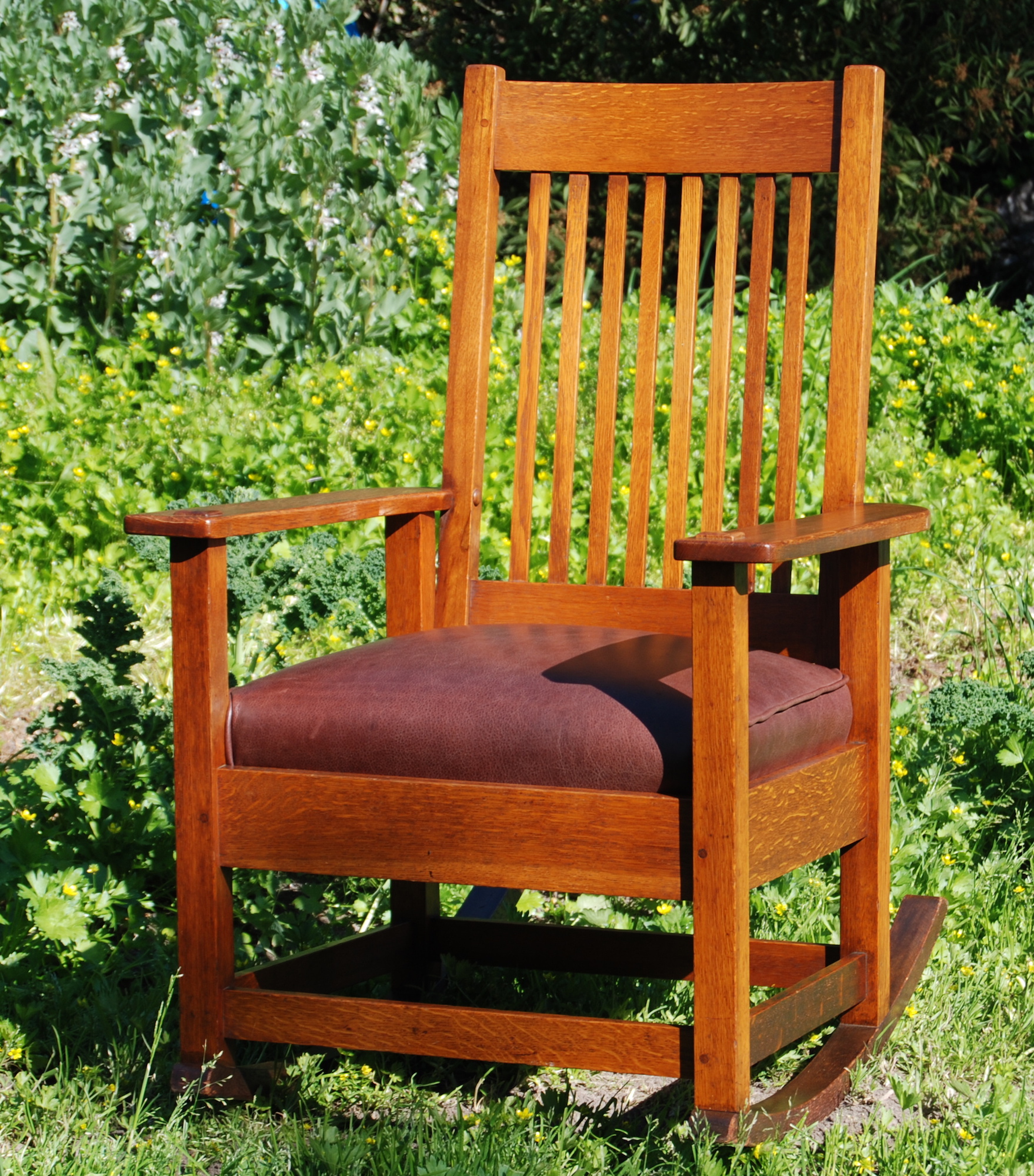 stickley spindle rocker